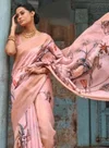 Chhap Vol 1 by Bhumi Pure Linen With Floral Digital Printed Saree Online Wholesale